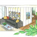 Libreria Lema Selecta con acquario