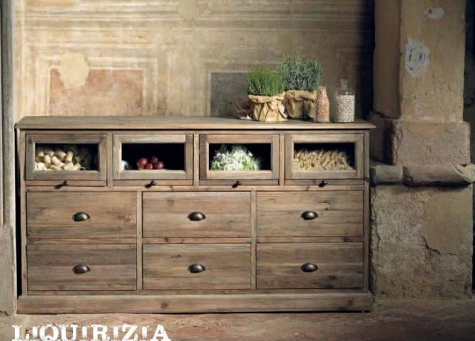 OLD WOOD CREDENZA LIQUIRIZIA