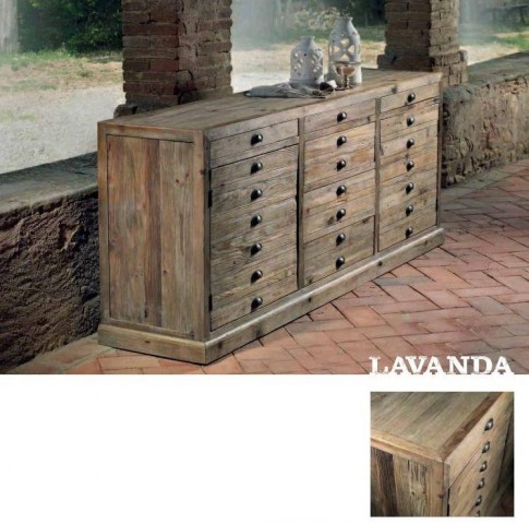 OLD WOOD CREDENZA LAVANDA