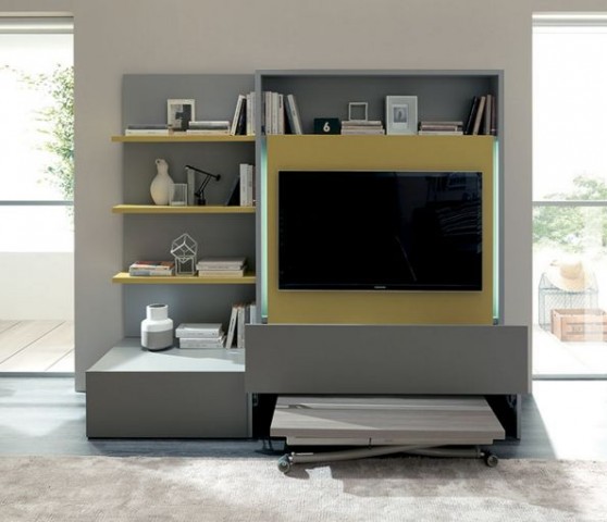 OZZIO SMART LIVING BIBLIOTHÈQUE