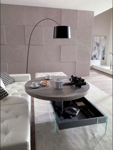 OZZIO TABLE RELEVABLE BELLAGIO ROUND