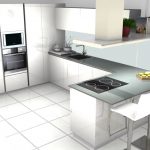 PROGETTAZIONE CUCINA ERNESTOMEDA ONE80 LACCATO LUCIDO WHITE MOON