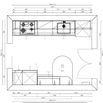 PROGETTO CUCINA ERNESTOMEDA ONE80 OPTICAL GRIGIO