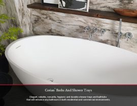 CORIAN DUPONT VASCHE BAGNO E PIATTI DOCCIA