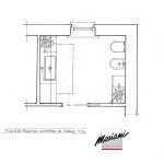 BAGNO CON MOBILI EDONÉ E RIVESTIMENTO MURALE GLAMORA