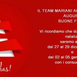 DALLO STAFF DI MARIANI ABITARE OGGI IVREA TANTI AUGURI DI BUON NATALE E MIGLIOR 2019 !