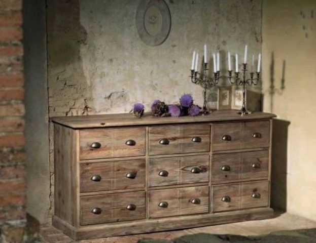 OLD WOOD CREDENZA