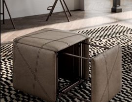 OZZIO CUBIX POUF CON SEDIE