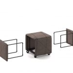 OZZIO CUBIX POUFF CON SEDIE