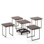 OZZIO CUBIX POUFF CON SEDIE